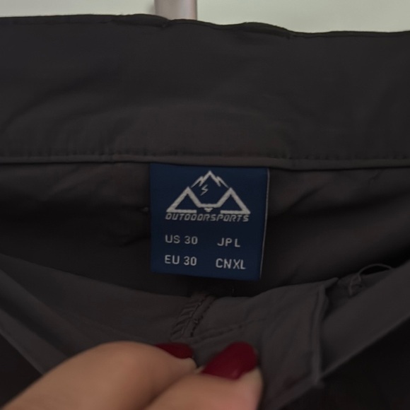 Black Cargo Shorts with Technical Fabric - Picture 4 of 7